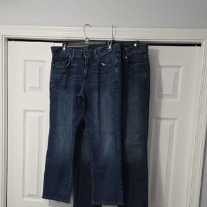 Set Of 2 Pairs Of Apt. 9 Men's Straight Blue Jeans